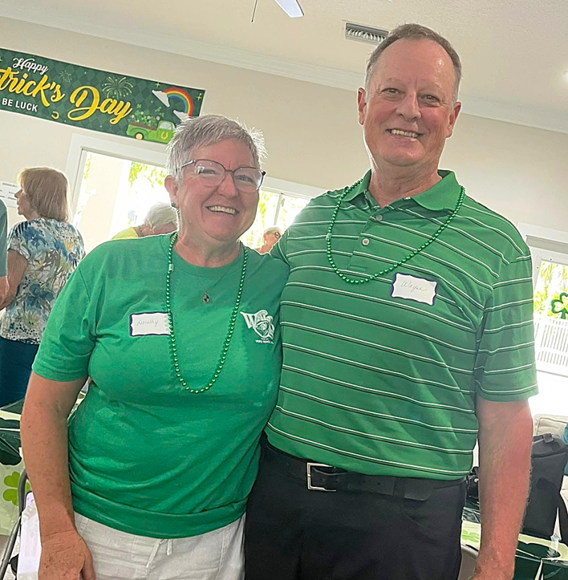 COUPLE IN GREEN