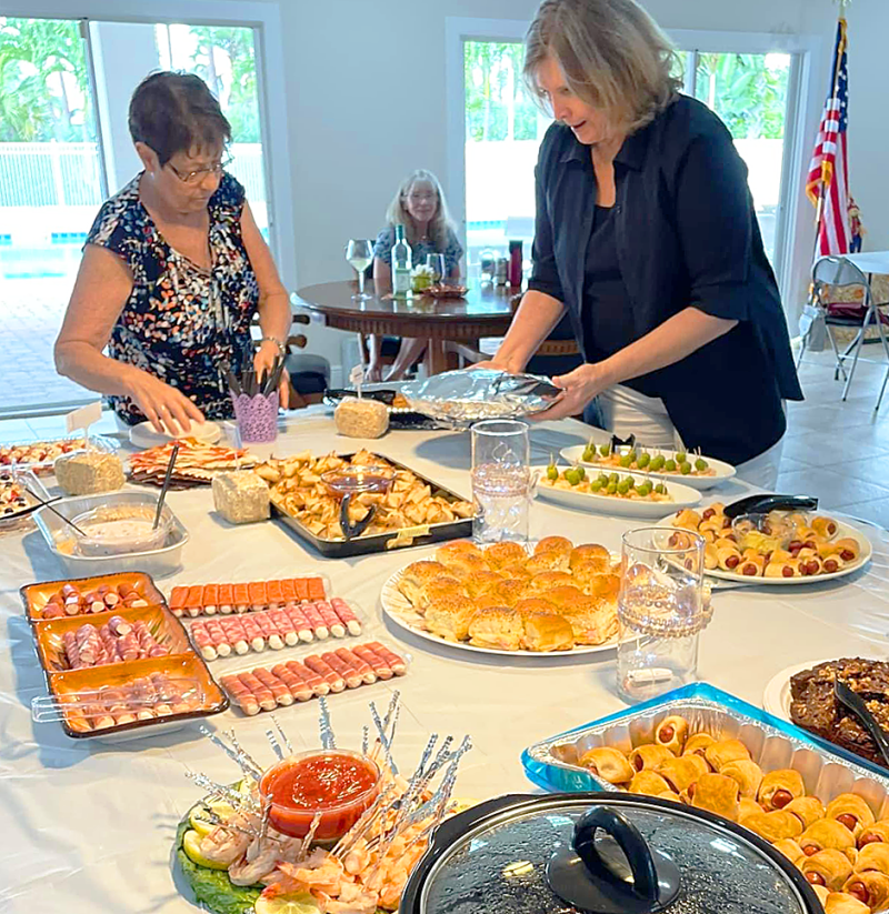 MIXER BUFFET TABLE