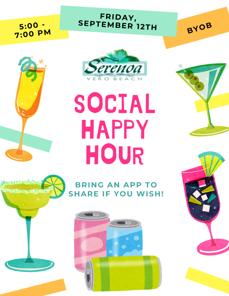 Social Happy Hour Sept 12th